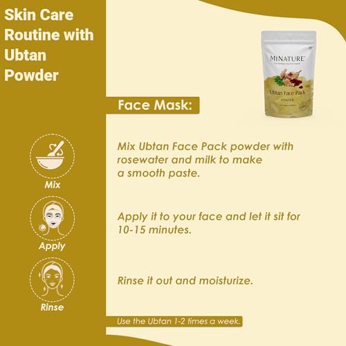 minature Ubtan Powder| 100g (4oz), Turmeric, Barley, Chickpeas, Neem, Sandalwood, Mograflower, Saffron & Rose Petal |Traditional DIY Pack | From India