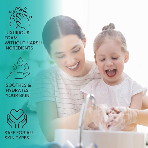 Foaming Unscented Hand Soap Refills (10 Pack), Concentrated Powdered Hand Soap, Makes 10 Bottles of Eco Friendly, Non Toxic, Plastic Free Fragrance Free Foaming Hand Wash