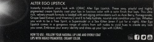 LORAC Alter Ego Lipstick, Jet Setter