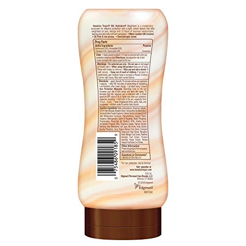 Hawaiian Tropic Weightless Hydration Lotion Sunscreen SPF 30, 6oz Twin Pack | Oil Free Sunscreen, Hawaiian Tropic Sunscreen SPF 30, Oxybenzone Free Sunscreen, Body Sunscreen Pack, 6oz each