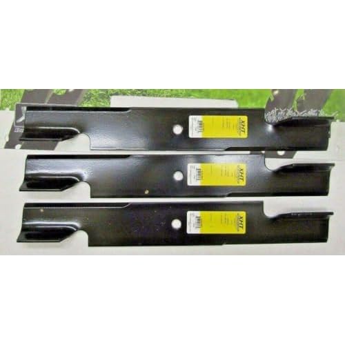XHT 3 USA Blades for SCAG 482881 48111 481708 481712 482787 61" HIGH Lift Notch