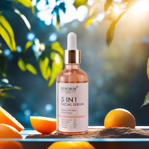 Vitamin C Serum for Face ? Anti Aging Face Serum with Vitamin C, Hyaluronic Acid, Vitamin E ? Radiance Serum for Dark Spots, Even Skin Tone, Eye Area, Fine Lines & Wrinkles, 1 Fl Oz