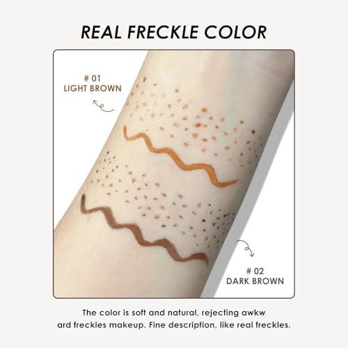 KYDA Liquid Freckle Pen - Water Resistant Faux Freckles (2 Pack)