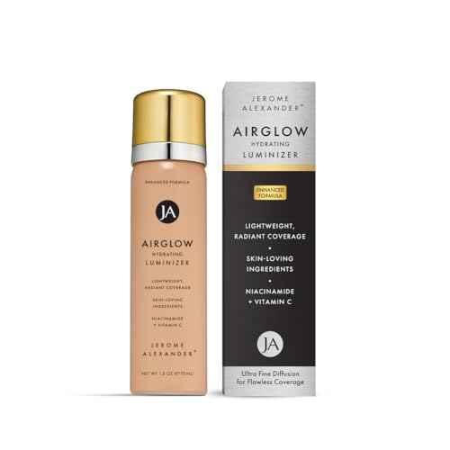 Jerome Alexander MagicMinerals AirGlow Tinted Highlighting Night Mist, Illuminating Airbrush Tinted Moisturizer Spray | Champagne