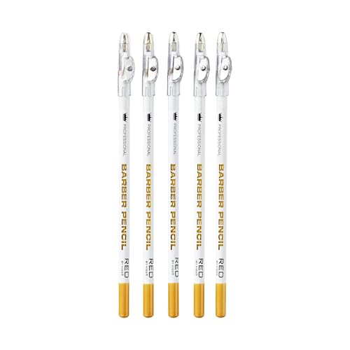 Red by Kiss Barber Pencil - Edge Razor Trace, 5pcs