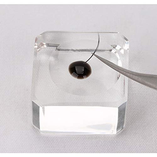 3-Piece Crystal Glass Eyelash Glue Palette Pads