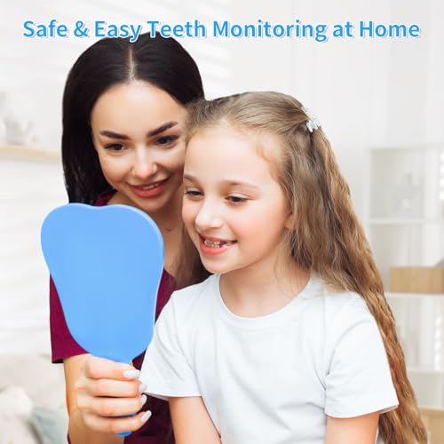 Tooth Shaped Handheld Mirror with Handle – Dental & Makeup