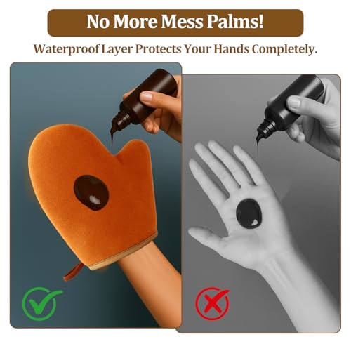 Self Tanning Mitt 2-Pack - Double-Sided Applicator with Thumb