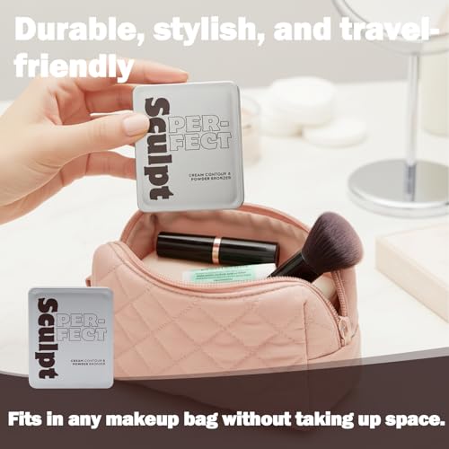 Contour Bronzer Duo Palette – Matte Cream & Powder