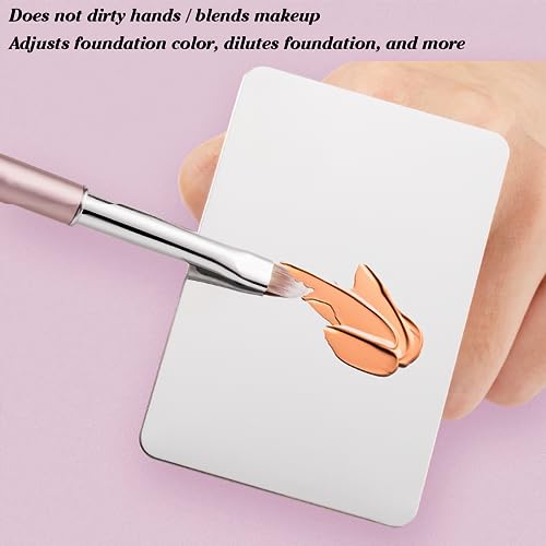 KissDate Stainless Steel Makeup Mixing Palette & Spatula