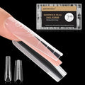 280 PCS Sandwich Nail Forms - 14 Sizes Dual Coffin Nails Extension Molds