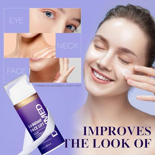 Under Eye Bags and Wrinkles 2.0 - Instant Face Lift Cream,Remove Dark Circles, Bags Under Eyes, Fine Lines, Wrinkles and Neck Lines,Firming Delicate Skin