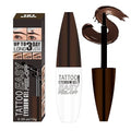 Tattoo Easy Peel Off Eyebrow Gel Brown Eyebrow Tattoo Peel Off Brow Color for Women Easy to Use Last up to 3 Days Waterproof & Transfer-proof (101-Brown)
