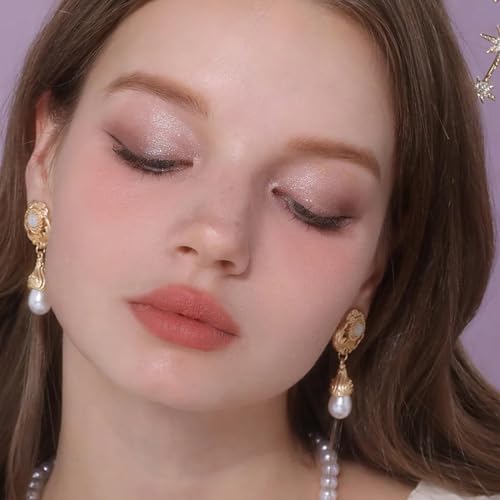 Flower Knows Little Angel 9-Color Eyeshadow Palette Edens Angel 0.37oz - Rosy Nude & Taupe