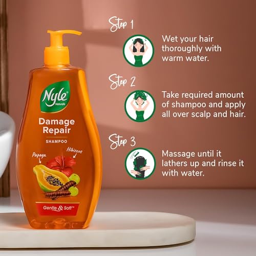 Nylle Damage Repair & Hydration Shampoo Set, 13.5 fl oz, 2 Pack