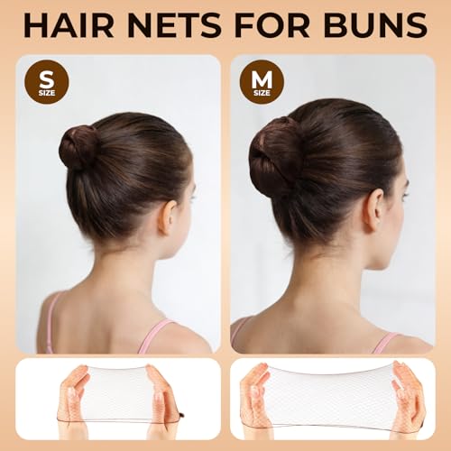 Hair Bun Maker Kit - 200 Piece Set with Donuts, Pins & Nets