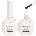 MelodySusie 3Free Nail Glue Gel – 5-in-1 False Nail Adhesive, 2x15ml