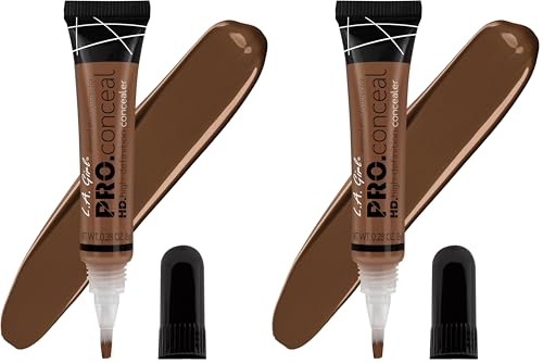 L.A. Girl HD Pro Conceal Dark Cocoa GC988 - Pack of 2