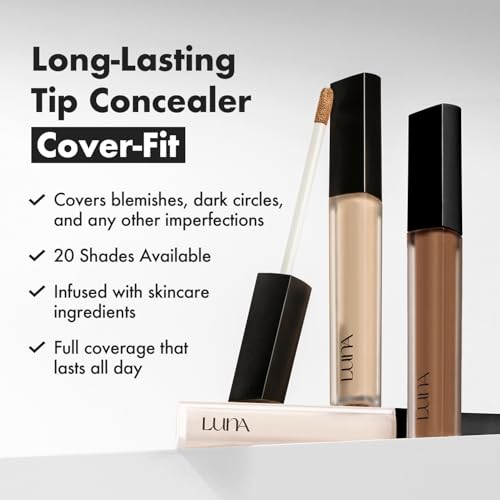 LUNA Long Lasting Liquid Concealer 20N | Full Coverage & Moisturizing