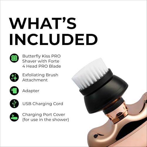 Women's Electric Shaver - Butterfly Kiss Pro for Smooth Shaving