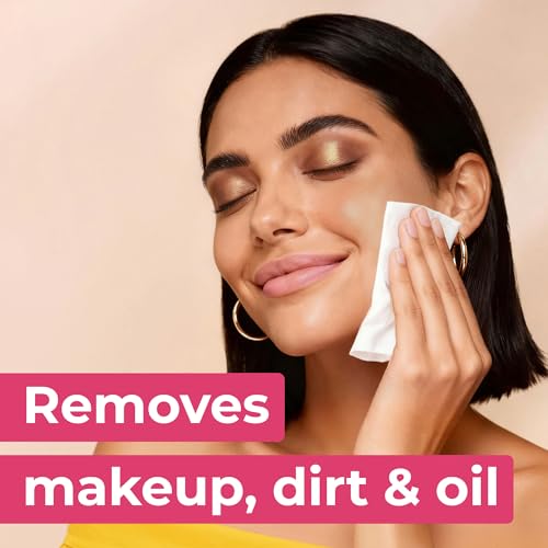 MOONIES Compact Travel Makeup Remover Wipes 99% Water & Aloe