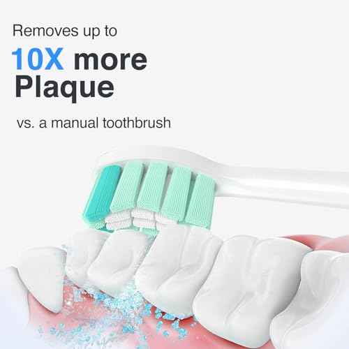Replacement Toothbrush Heads for Philips Sonicare Replacement Heads,Electric Replacement Brush Head Compatible with Phillips Sonicare Electric Toothbrush C2,C1,4100,for Philips Sonic Care Brush,6 Pcs