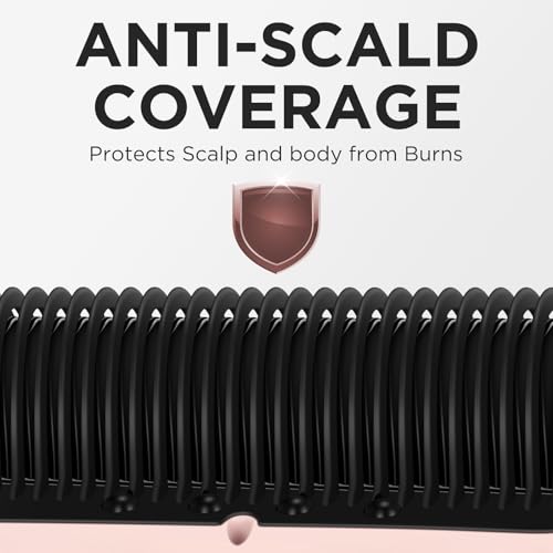 Prizm Pro Steam Hair Straightener Brush with Ionic Care