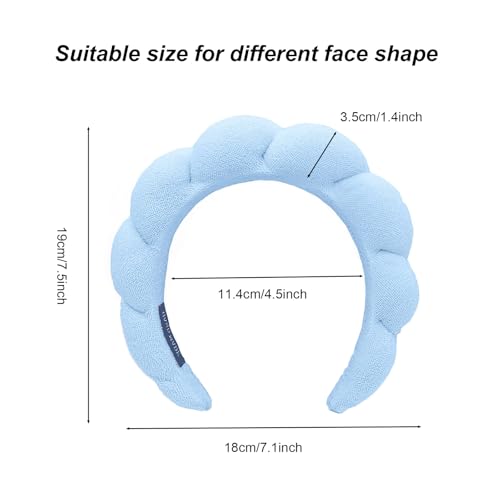 Spa Headband for Face Washing & Makeup - Soft Sponge