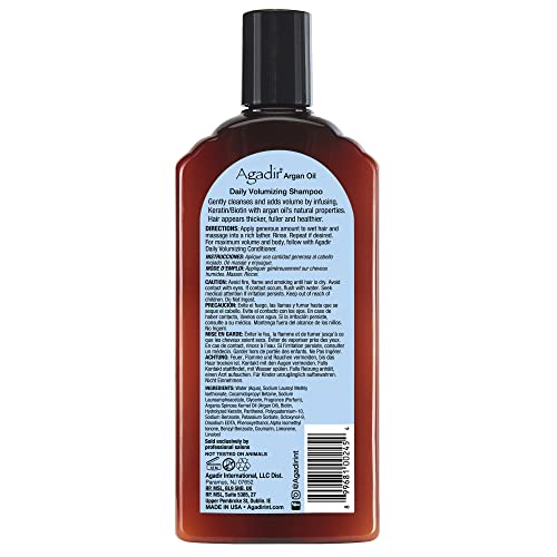 AGADIR Daily Volumizing Shampoo, 12.4 Fl Oz