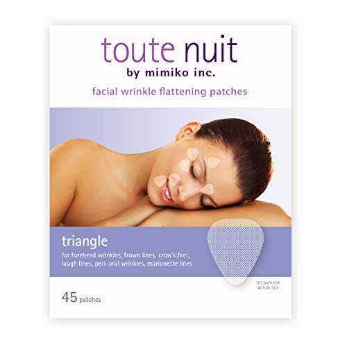 Toute Nuit Wrinkle Patches, Face Tape, Triangle - Forehead, Around Eyes and Lips - 45 Patches