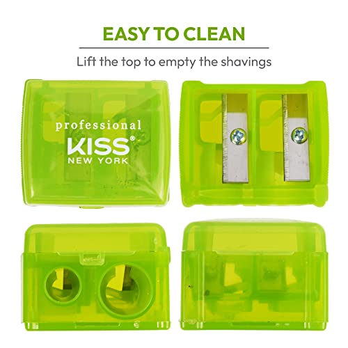 Kiss New York Professional Duo Pencil Sharpener for Eyeliner & Lip Liner