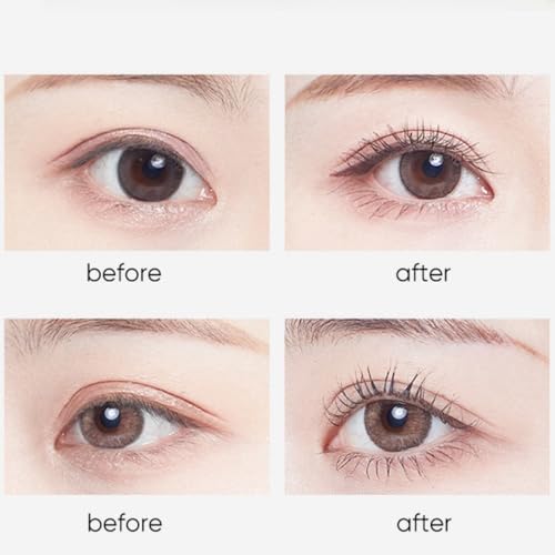 Waterproof Mascara with Dual Brush for Sparse Lashes