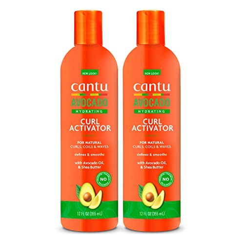 Cantu Avocado Hydrating Curl Activator Cream, 12 oz (2-Pack)