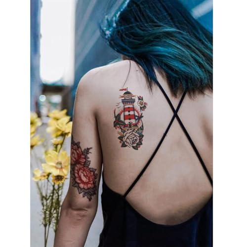 Vintage Sailor Jerry Temporary Tattoos - 2 Sheets, 16 Designs