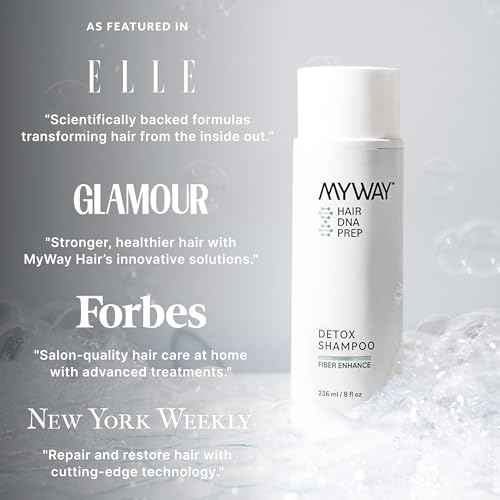 My Way Hair DNA Detox Shampoo ? Deep Clarifying Formula for Product Buildup, Scalp Health Balance, and Damage Repair ? Paraben, Phthalate, Sulfate, and Cruelty-Free Hair Care (8 oz)
