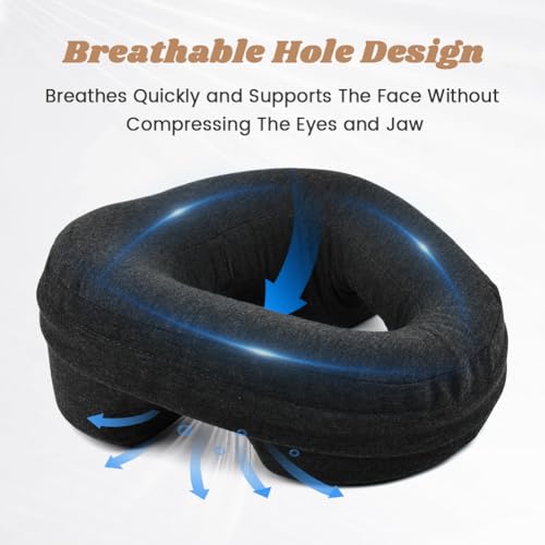 Kakalote Ergonomic Memory Foam Face Down Massage Pillow for Spa & Bed