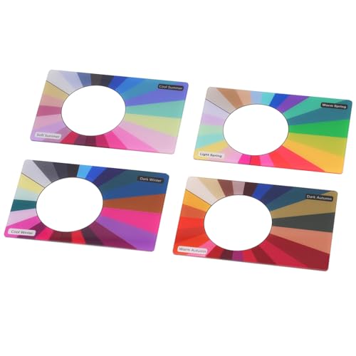 Seasonal Color Selection Cards - 4-Card Set for Fashion Matching