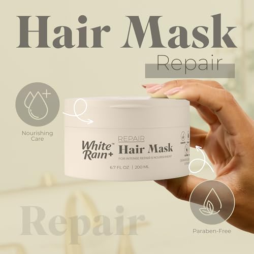 White Rain Repair Hair Mask for Damaged Hair, 6.7 fl oz