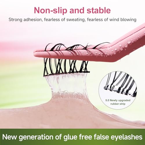 Squsaya Manga Self Adhesive Eyelash Clusters 60PCS 12MM