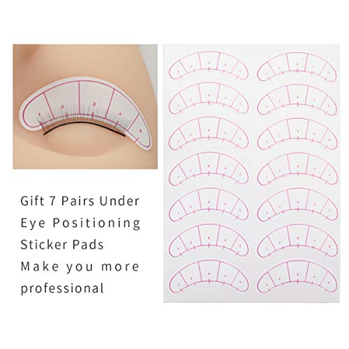 30 Pairs Practice Lash Extensions Training Strips 8mm