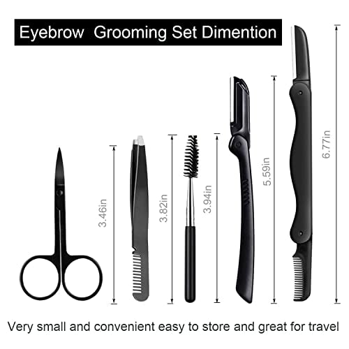 KAJUDA Eyebrow Razor Kit 5-in-1 Grooming Set