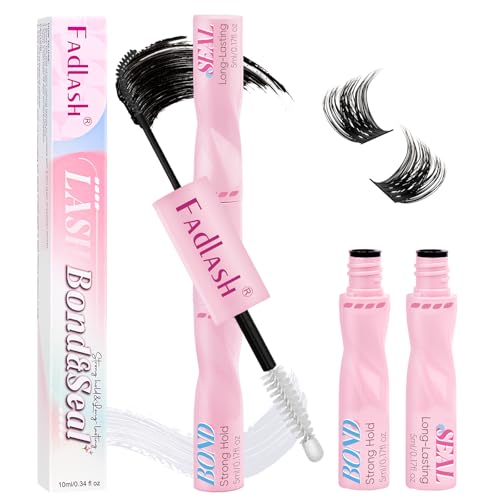 FADLASH Lash Bond and Seal Eyelash Glue - 2 in 1, 72-Hour Hold