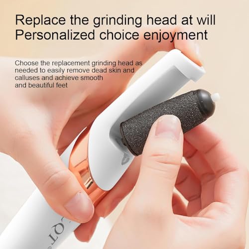 Rechargeable Electric Foot File Callus Remover - At-Home Pedicure Kit