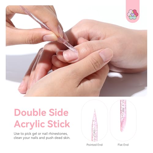 SAVILAND 20PCS Press On Nail Kit with Glue, Files & Tabs