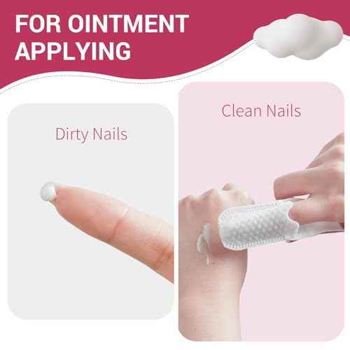 60 Counts Baby Tongue Cleaner and Oral Teeth Finger Toothbrush, Mouth and Gum Dry Wipes,for Newborn,0-24 Months Infants,Toddlers