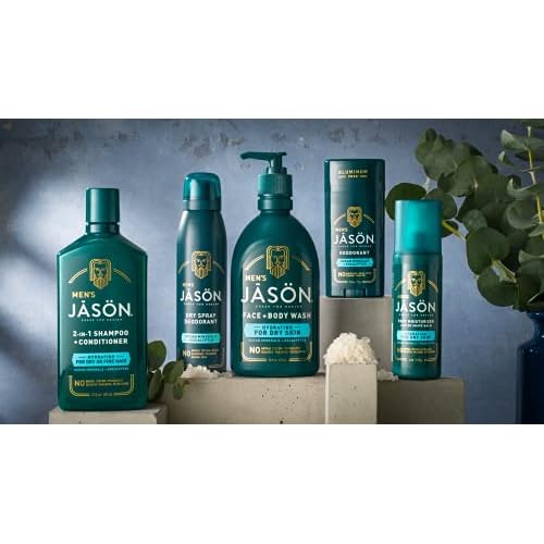 Jason Men's Hydrating 2-in-1 Shampoo and Conditioner, 12 oz