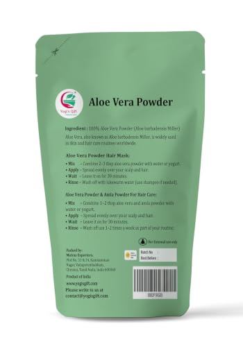Aloe Vera Powder 8 oz - Pure Moisturizing Skin & Hair Mask