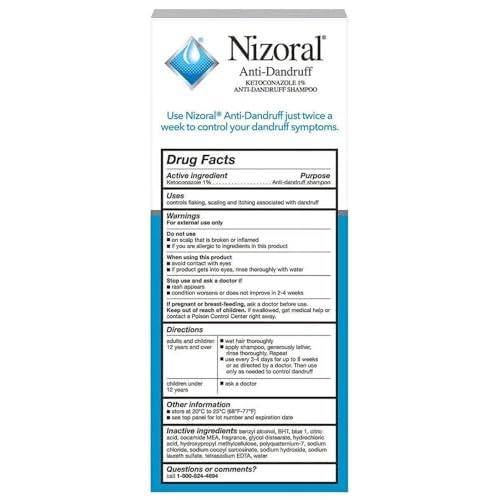 Nizoral Anti-Dandruff Shampoo, 7 Oz + Deep Moisturizing Conditioner, 9.4 Oz Bundle