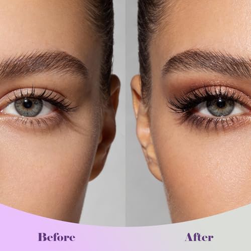 SHITALALA Natural Self Adhesive Lash Clusters Reusable DIY Eyelash Extensions Kit with Tweezers 80 Pcs Pre Glued Lashes Clusters No Glue