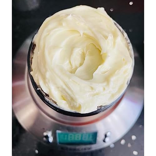 Mango Butter 2 LB Pure, Natural, Hand -packed, Fresh & Fluffy in DIY mixes | Obtained from Mango seeds | Use for DIY leave in conditioner, Salves, Body Butter, Lotions & Soaps
